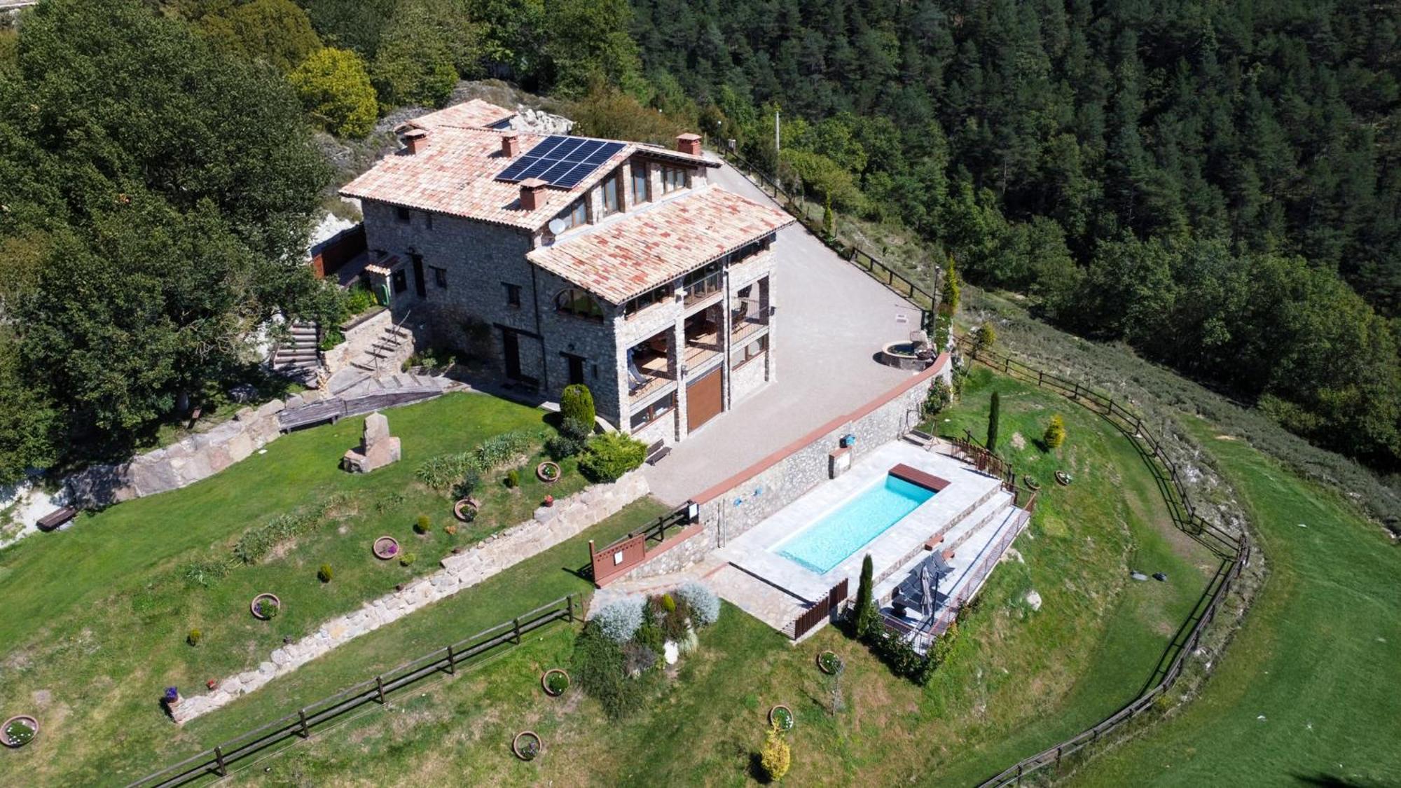 Mas Merolla Casa Para Descanso Familiar Gombrèn Kültér fotó